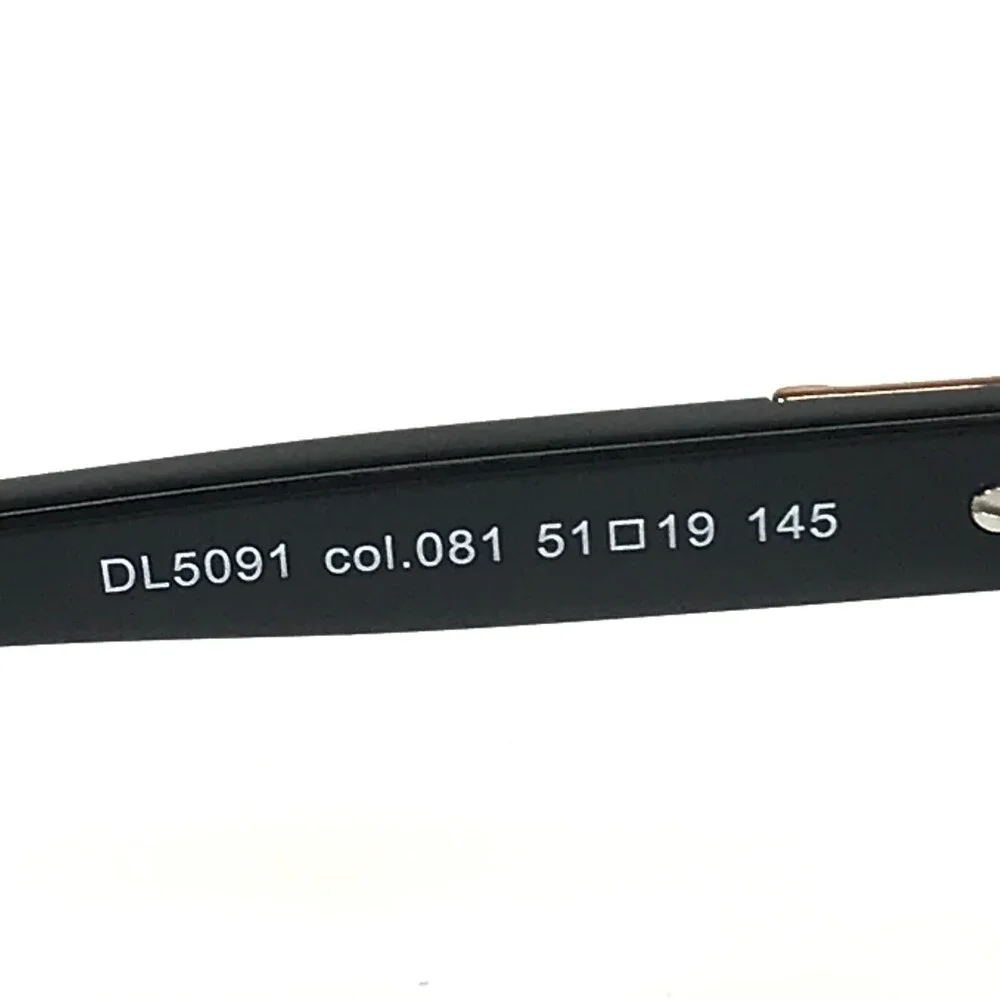 Diesel Eyeglasses Frames DL5091 col.081 Black Clear Purple Copper 51-19-145